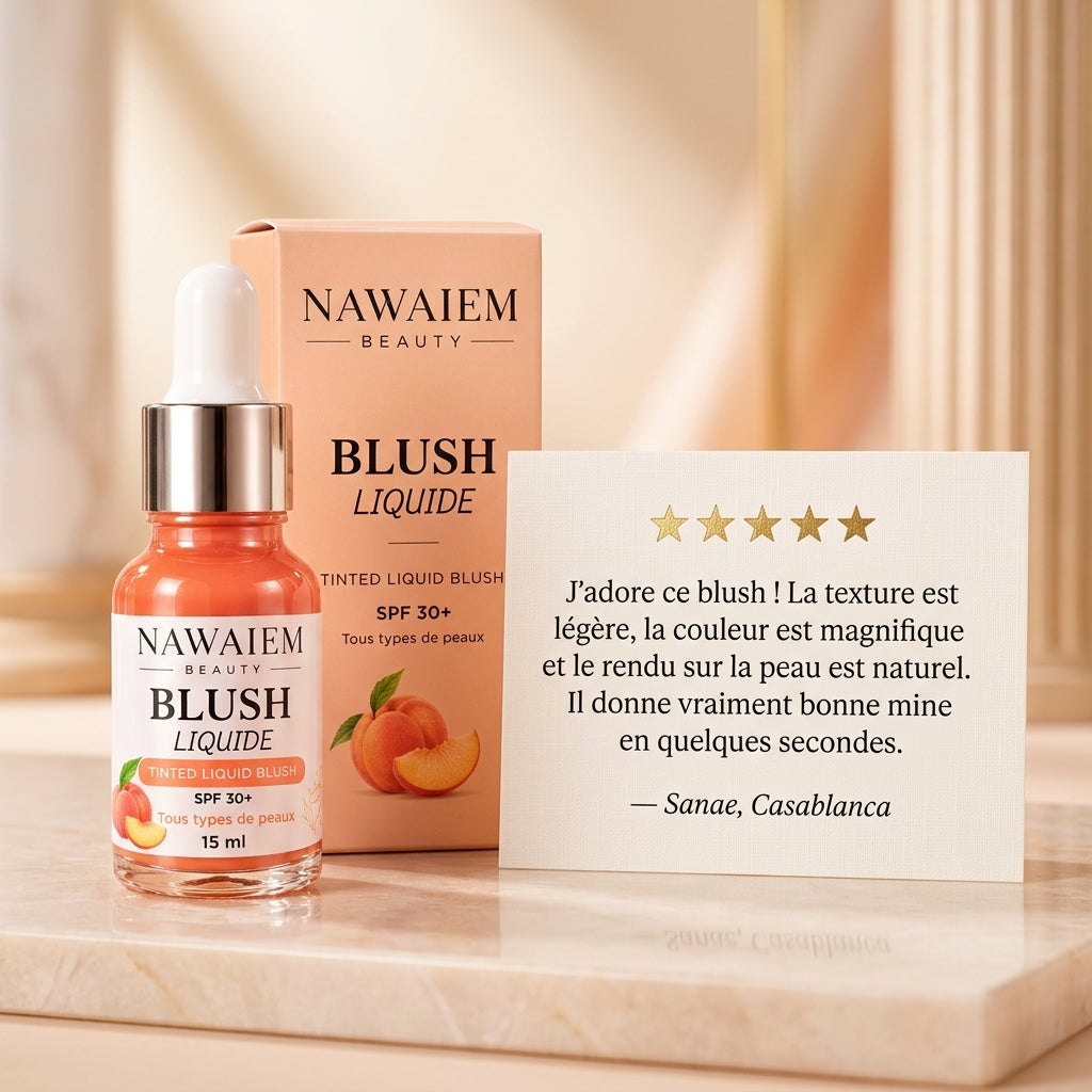 Blush Liquide SPF 30+ – Éclat Naturel