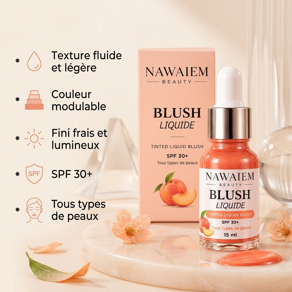 Blush Liquide SPF 30+ – Éclat Naturel