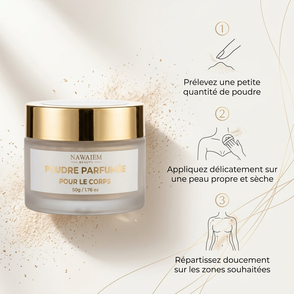 Poudre Parfumée Corps – Douceur & Sillage Délicat