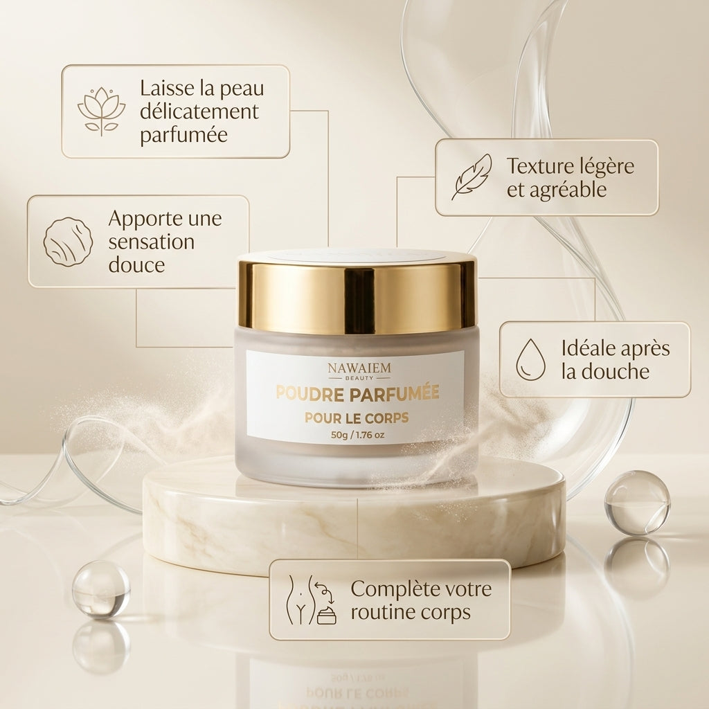 Poudre Parfumée Corps – Douceur & Sillage Délicat