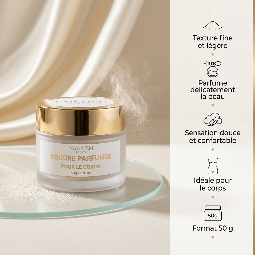 Poudre Parfumée Corps – Douceur & Sillage Délicat