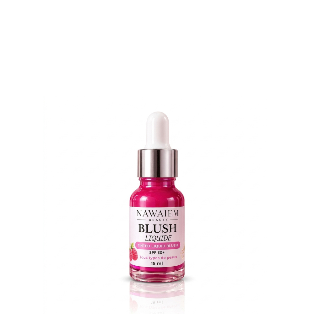 Blush Liquide Rose Framboise SPF 30+ – Éclat Intense