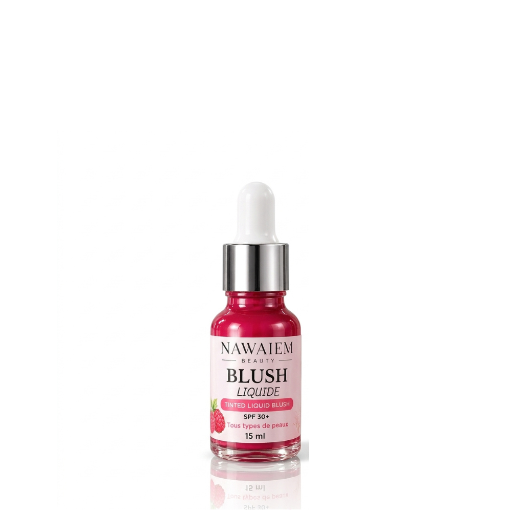Blush Liquide Framboise SPF 30+ – Éclat Rosé